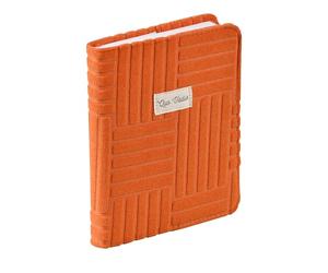 Quo Vadis - Agenda année scolaire - 2026-2027 - Eurotextagenda - Journalier - Multilingue - Théa - Orange - 12 mois de août à juillet - 12x17 cm - Papier Clairefontaine blanc