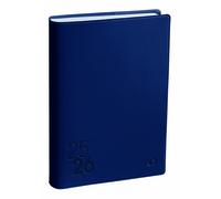 Quo Vadis - Agenda année scolaire - 2026-2027 - Eurotextagenda - Journalier - Multilingue - Touch - Bleu marine - 12 mois de août à juillet - 12x17 cm