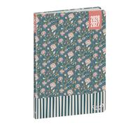 Quo Vadis - Agenda année scolaire - 2026-2027 - Hebdocolor 21 - Semainier Horizontal - Français - Canopy - Fleurs - 12 mois de août à juillet - 15x21 cm