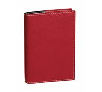 Quo Vadis Agenda Club 16 mois 2026‑2027 Semainier Planning SD avec répertoire Rouge 18x24 cm