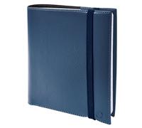 Quo Vadis Agenda semainier TIME & LIFE MEDIUM - 16 x 16 cm - Bleu métalisé - Décembre 2026 à Décembre 2027