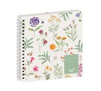 Quo Vadis - Agenda - Spiralé - 2026 - Exécutif S - Semainier Planning - Français - Daisy - Herbier - Multicolore - 13 mois de décembre à décembre - 16x16 cm - Papier blanc - Fabrication française