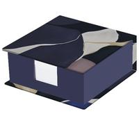 Quo Vadis - Bloc cube - Iconique - Fragments - 11x11x4,5 cm - Papier Clairefontaine blanc