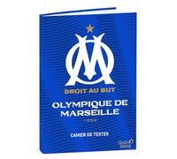 Quo Vadis - Cahier de textes - Français - Olympique de Marseille - Multicolore - Journalier - 15x21 cm - Papier Clairefontaine blanc - Fabrication française