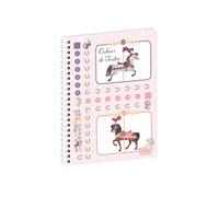 Quo Vadis - Cahier de textes - Spiralé - Français - Louise & Arthur - Multicolore - Journalier - 15x21 cm - Papier Clairefontaine blanc - Fabrication française - Visuel carrousel