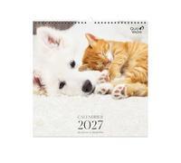 Quo Vadis Calendrier à feuillets 2027 FR Fantaisie Animaux 30x30 cm
