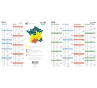 Quo Vadis Calendrier origami 2026-2027 FR Classic 36x18 cm