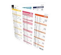 Quo Vadis Calendrier origami 2026 FR Arc en ciel 36x18 cm