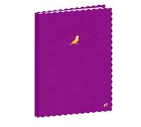 Quo Vadis - Carnet de notes - Festy - Violet - Pages Lignées - 15x21 cm - Papier Clairefontaine blanc - Fabrication française