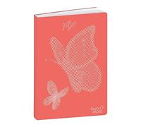 Quo Vadis - Collection : Butterfly EUROTEXTAGENDA - Agenda année scolaire - Journalier - 12x17 cm - Edition multilingue - 12 mois août-juillet - Papillon - Année 2022-2023