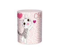 POT A CRAYONS METAL Chi - 8x8x10,5 cm Multicolore G