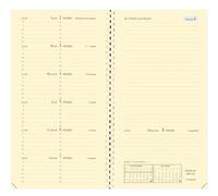 Quo Vadis - Recharge Agenda année scolaire - Spiralé - 2026-2027 - Italsept S Prestige - Semainier Horizontal - Français - 13 mois de août à août - 8,8x17 cm