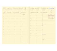 Quo Vadis - Recharge Agenda année scolaire - 2026-2027 - Universitaire Prestige - Semainier Planning - Français - 13 mois de août à août - 10x15 cm