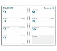 Quo Vadis - Recharge Agenda - Spiralé - 2027 - Maxiweek 1015 S - Semainier Horizontal - Français - 13 mois de décembre à décembre - 10x15 cm