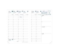 Quo Vadis - Recharge Agenda année scolaire - 2026-2027 - Universitaire - Semainier Planning - Français - 13 mois de août à août - 10x15 cm