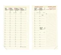 Recharge agenda - QUO VADIS - 936 004 Q - 16 mois - Format 10x17 cm - Papier ivoire