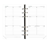 Quo Vadis Recharge organiseur Timer 17 Horizontal – Semainier 16 mois 10x17 cm – Clairefontaine