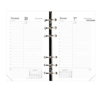 Quo Vadis – Recharge organiseur Timer 17 2026 Journalier 13 mois Papier Clairefontaine 10x17 cm