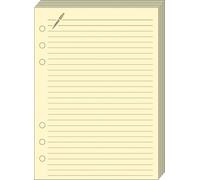 Quo Vadis - Recharge Organiseur - FICHES NOTES T14 Ivoire - 8x12,5 cm