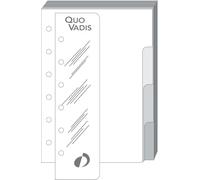 Quo Vadis - Recharge Organiseur - INTERCALAIRE+REGLE T14 - 8x12,5 cm