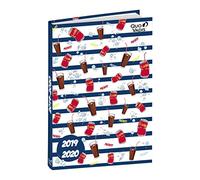 Quo Vadis Sweet EUROTEXTAGENDA Agenda scolaire Journalier 12x17cm Année 2019-2020