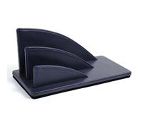 Quo Vadis - Trieur à courrier - Satiny - Bleu - 23,5x10,5x10,5 cm - Cuir pleine fleur de vachette
