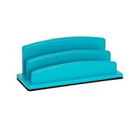 Quo Vadis - Trieur à courrier - Satiny - Bleu canard - 26x10,5x10,5 cm - Cuir pleine fleur de vachette
