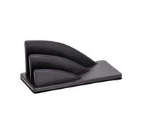 Quo Vadis - Trieur à courrier - Satiny - Noir - 23,5x10,5x10,5 cm - Cuir pleine fleur de vachette