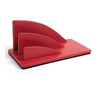 Quo Vadis - Trieur à courrier - Satiny - Rouge - 23,5x10,5x10,5 cm - Cuir pleine fleur de vachette