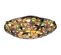Quoizel plafonnier verre Kami - multicolore