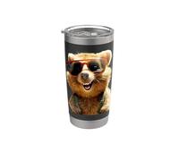 Quokka Be Quokka Happy Heureux Sourire avec Quokkas Gobelet isotherme en acier inoxydable double paroi