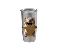 Quokka Be Quokka Happy Sourire Heureux avec Quokkas Gobelet isotherme en acier inoxydable double paroi