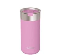 Quokka Boost Gobelet Blossom Rose 400 ml - Infuseur à thé intégré - Isolation à double paroi - Acier inoxydable réutilisable - Boissons chaudes et froides