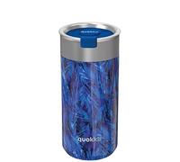 Quokka Boost Gobelet Night Forest 400 ml - Infuseur à thé intégré - Isolation à double paroi - Acier inoxydable réutilisable - Boissons chaudes et froides