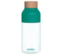Quokka Bouteille d'eau Ecozen Ice Pine Green Bouchon bambou 570 ml