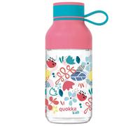 Quokka Bouteille d'eau avec Sangle Design Fleur 430ml en Ecozen Rose