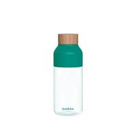 Quokka Bouteille d'eau Ecozen Ice Pine Green Bouchon bambou 570 ml