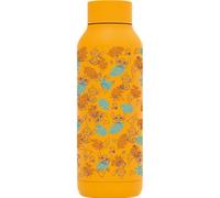 Quokka Bouteille isotherme en acier inoxydable Solid Amber Yellow 510 ml Stitch Tropical