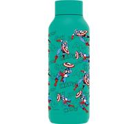 Quokka Bouteille isotherme en acier inoxydable Solid Jade Green 510 ml Captain America Retro Comic