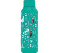 Quokka Bouteille isotherme en acier inoxydable Solid Jade Green 510 ml Frozen Forest