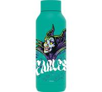 Quokka Bouteille isotherme en acier inoxydable Solid Jade Green 510 ml Villains Maleficent