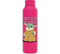 Quokka Bouteille isotherme en acier inoxydable Solid Raspberry Pink 630 ml The Mandalorian GROGU Neon