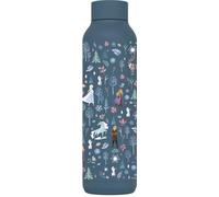 Quokka Bouteille isotherme en acier inoxydable Solid Stone Blue 630 ml Frozen Forest