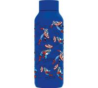 Quokka Bouteille isotherme en acier inoxydable Solid Ultramarine 510 ml Captain America Retro Comic