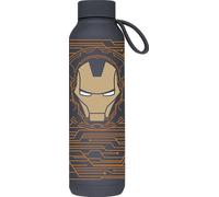 Quokka Bouteille isotherme en acier inoxydable solide avec crochet ardoise 630 ml Iron Man