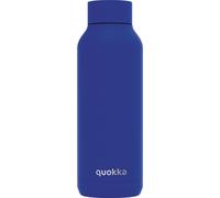 Quokka Bouteille isotherme SOLID ULTRAMARINE – Inox double paroi étanche 510 ml Bleu marine