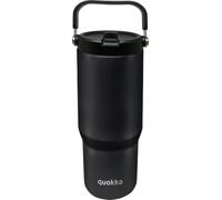 Quokka Core Cup Black 860ml - Poignée ergonomique - Bec intégré - Double paroi en acier inoxydable - Thermique réutilisable