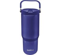 Quokka Core Cup Dusk Blue 860 ml - Poignée ergonomique - Bec verseur intégré - Double paroi en acier inoxydable - Thermique réutilisable