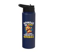 Quokka Dabbing | Animaux australiens, enfants, Quokkas Are Funny Stainless Steel Insulated Water Bottle