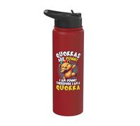 Quokka Dabbing | Animaux australiens, enfants, Quokkas Are Funny Stainless Steel Insulated Water Bottle